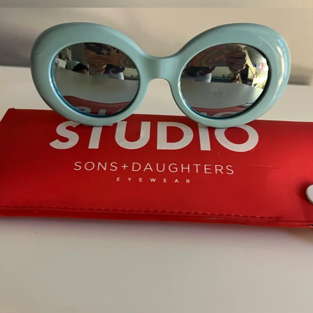 Sons + Daughters Blue Sunglasses